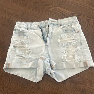 American eagle stretch jeans shorts